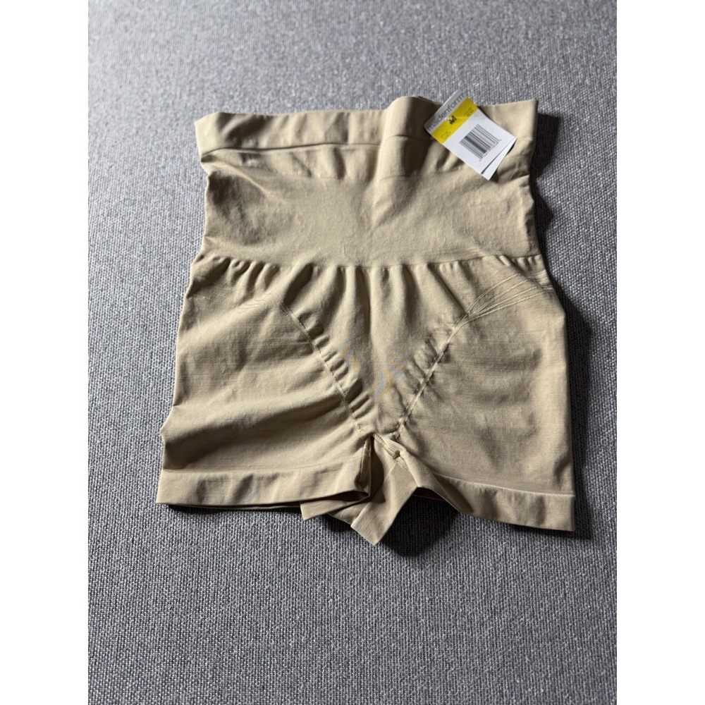 CONTROL IT Size M Womens Nude Stretch Slimmer Ultra High-Waist Shaping Shorts